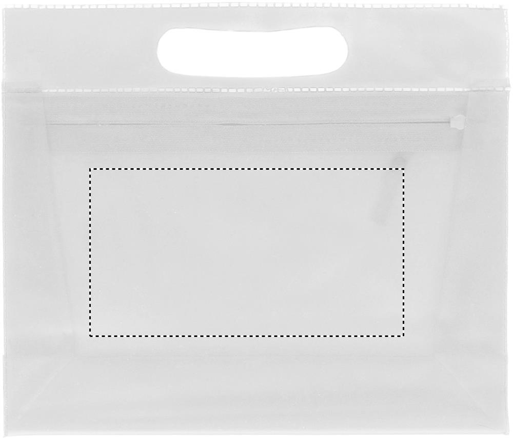 Transparent cosmetic pouch back 22
