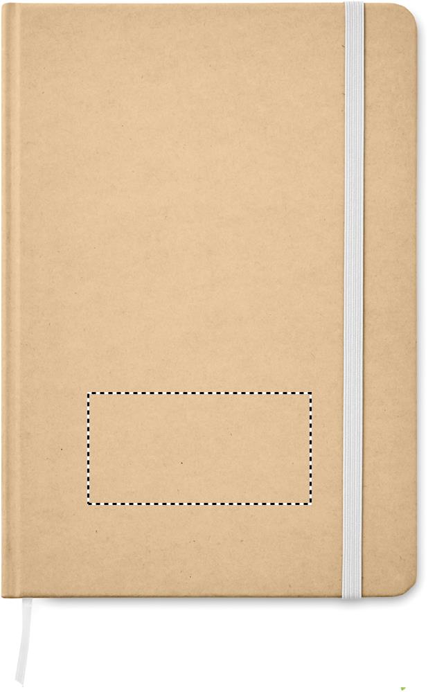 A5 recycled notebook 80 lined front pad 06