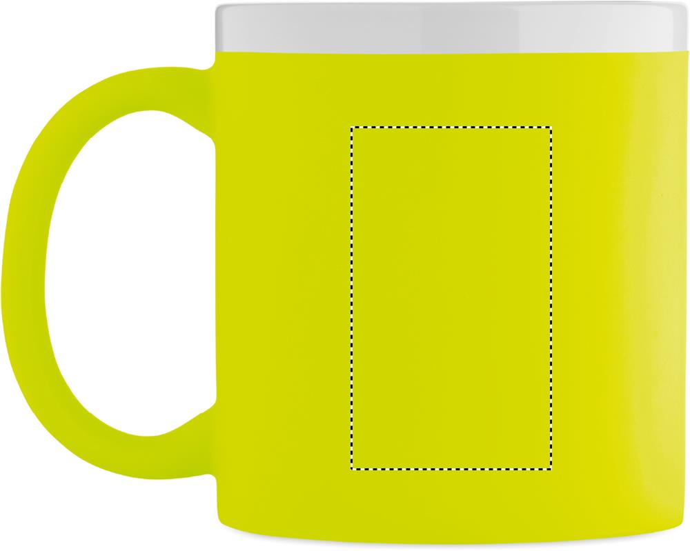 Ceramic mug 300ml left handed 70
