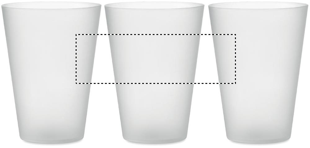 Reusable event cup 300ml roundscreen 26