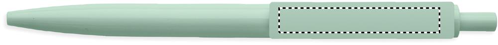 Ball pen in recycled ABS clip 77