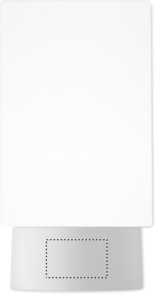 Light-up LED memo board base front 06