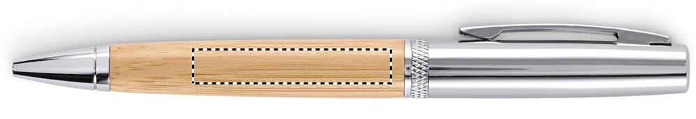 Penna a sfera a rotazione in metal barrel right handed 40