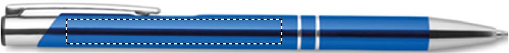 Push button pen with black ink clip left handed 37