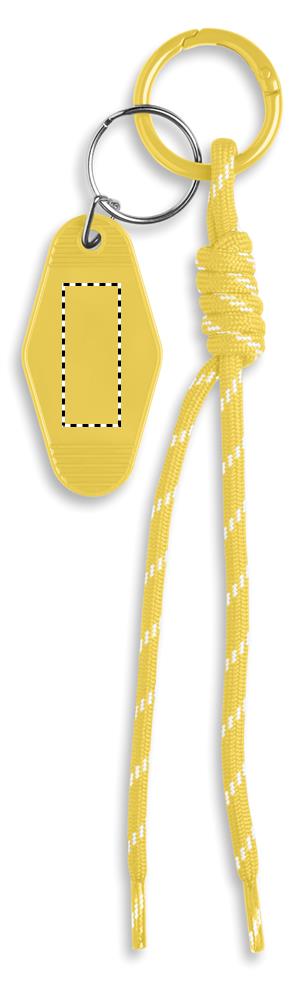 Braided rope with tag keyring side 2 08
