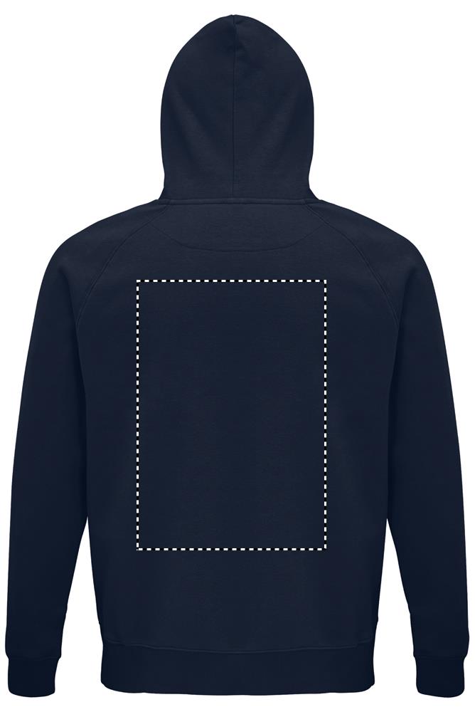 STELLAR Felpa uni cappuccio back fn