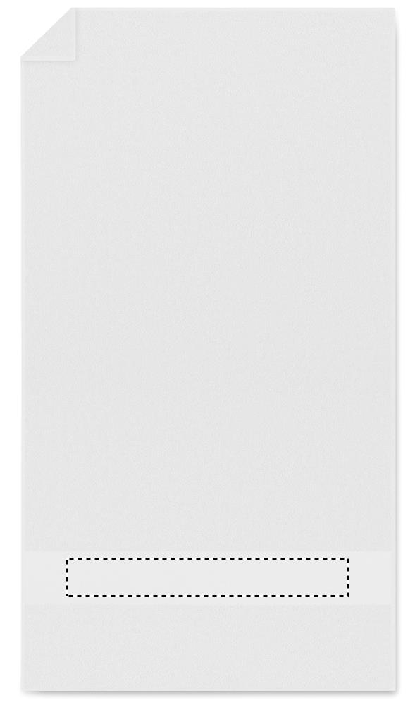 Telo in cotone organico 50x30cm strip embroidery 06