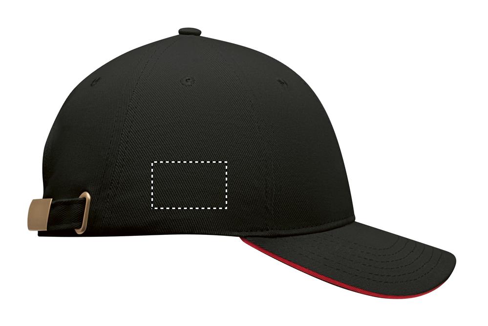 Cappellino 6 pannelli right side 83