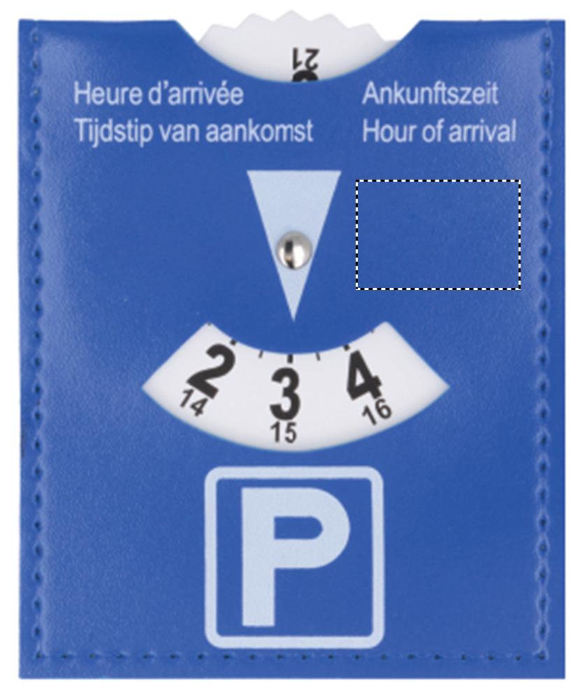 Parking card in PVC front right 04