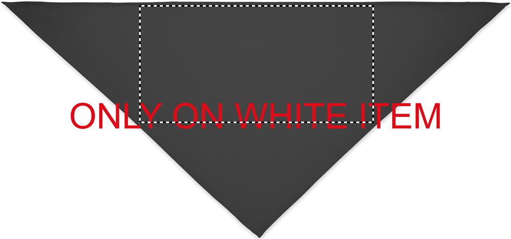 BANDANA POLYCOTTON side 1 sublimation bk