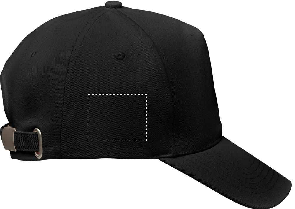 Organic cotton baseball cap right side 03