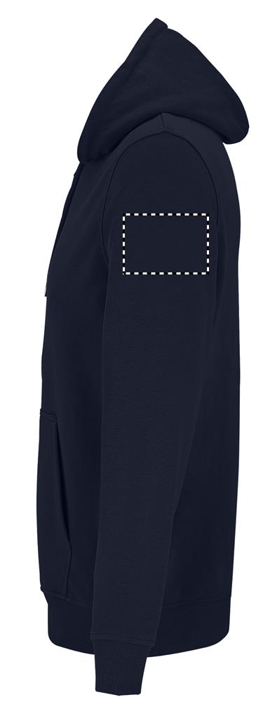 CALIPSO FULL ZIP HOODIE arm left fn
