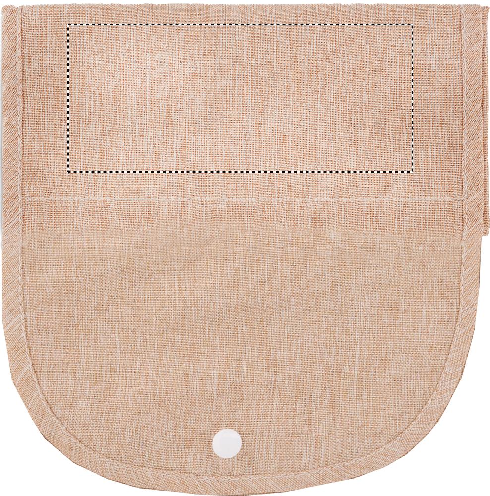 Foldable shopper bag 140 gr/m² back folded 13