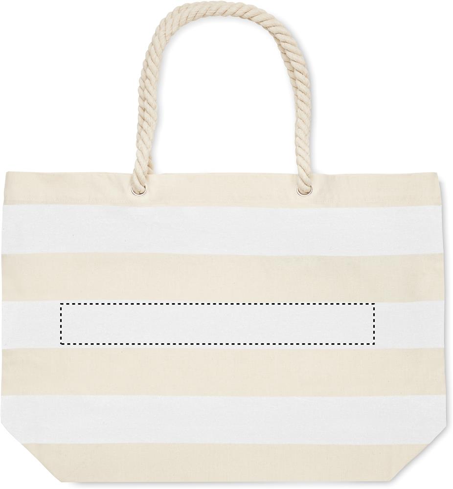 Cotton beach bag 220 gr/m² stripe 2 06