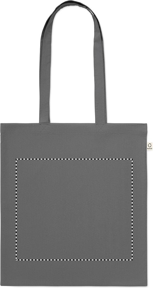 Recycled cotton shopping bag front td1 15