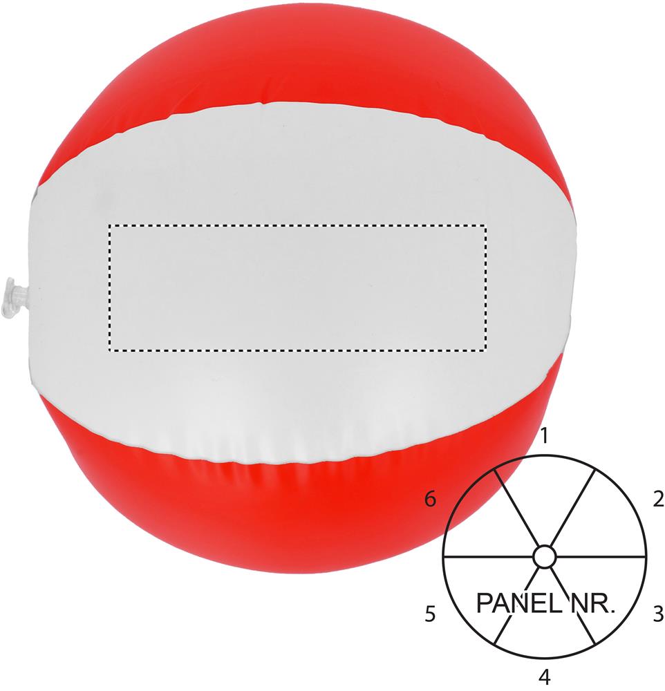 Inflatable beach ball panel 3 05