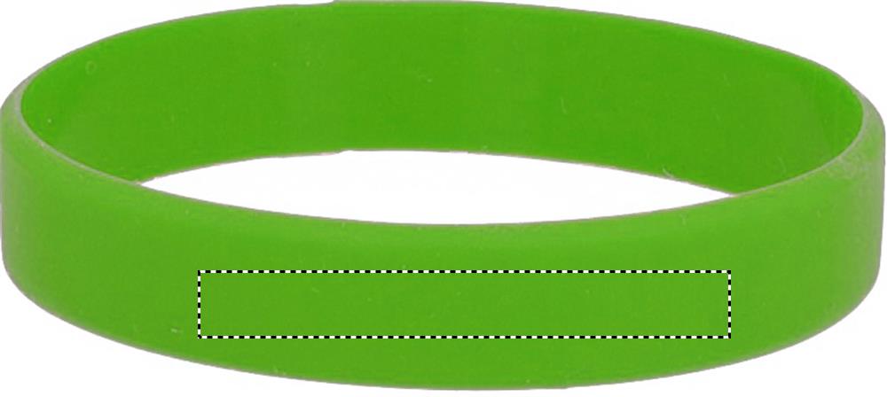 Silicone wristband band front 48