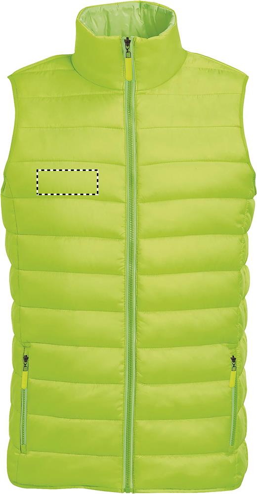 WAVE MEN BODYWARMER 180g chest right nl