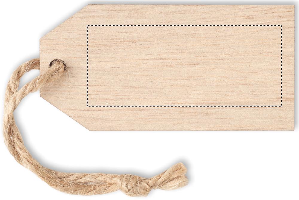 Set 6 etichette regalo in legno gift tag 3 40