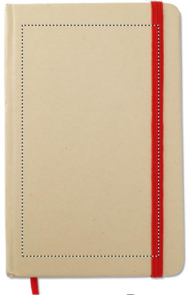 A6 recycled notebook 96 plain front pd 05