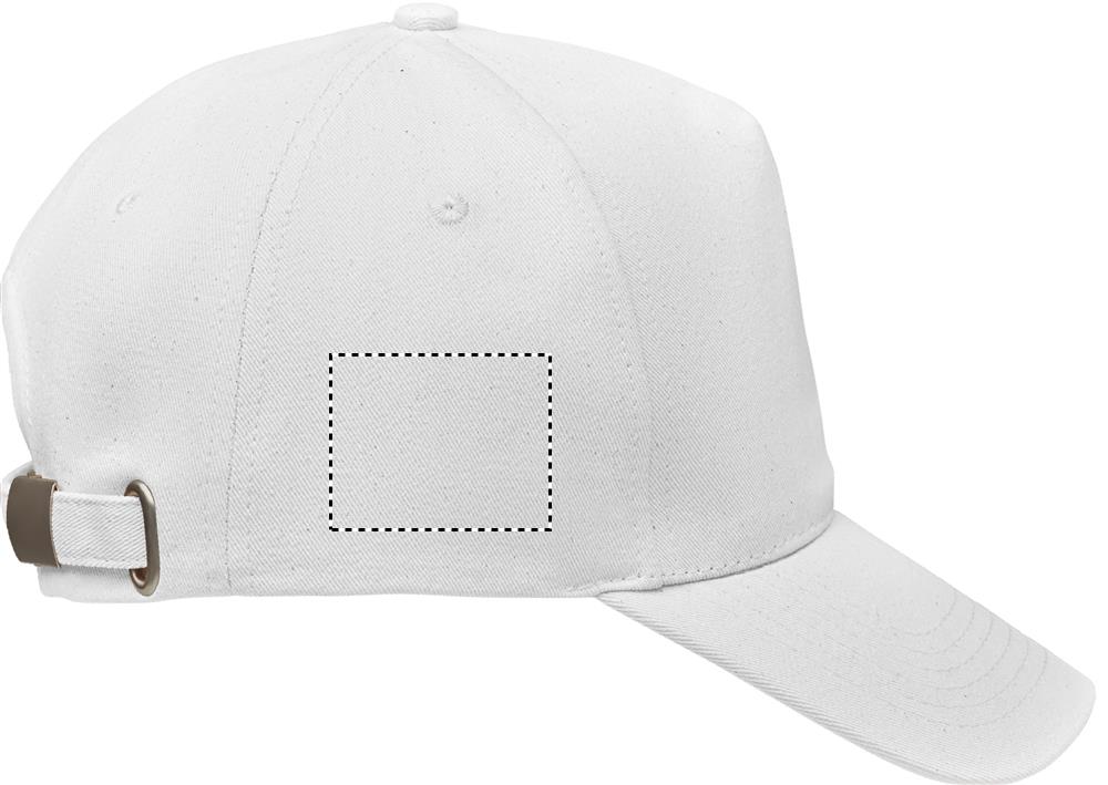 Organic cotton baseball cap right side 06