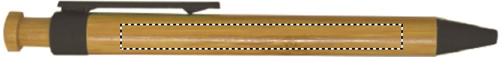 Penna a sfera in bamboo barrel left handed 03