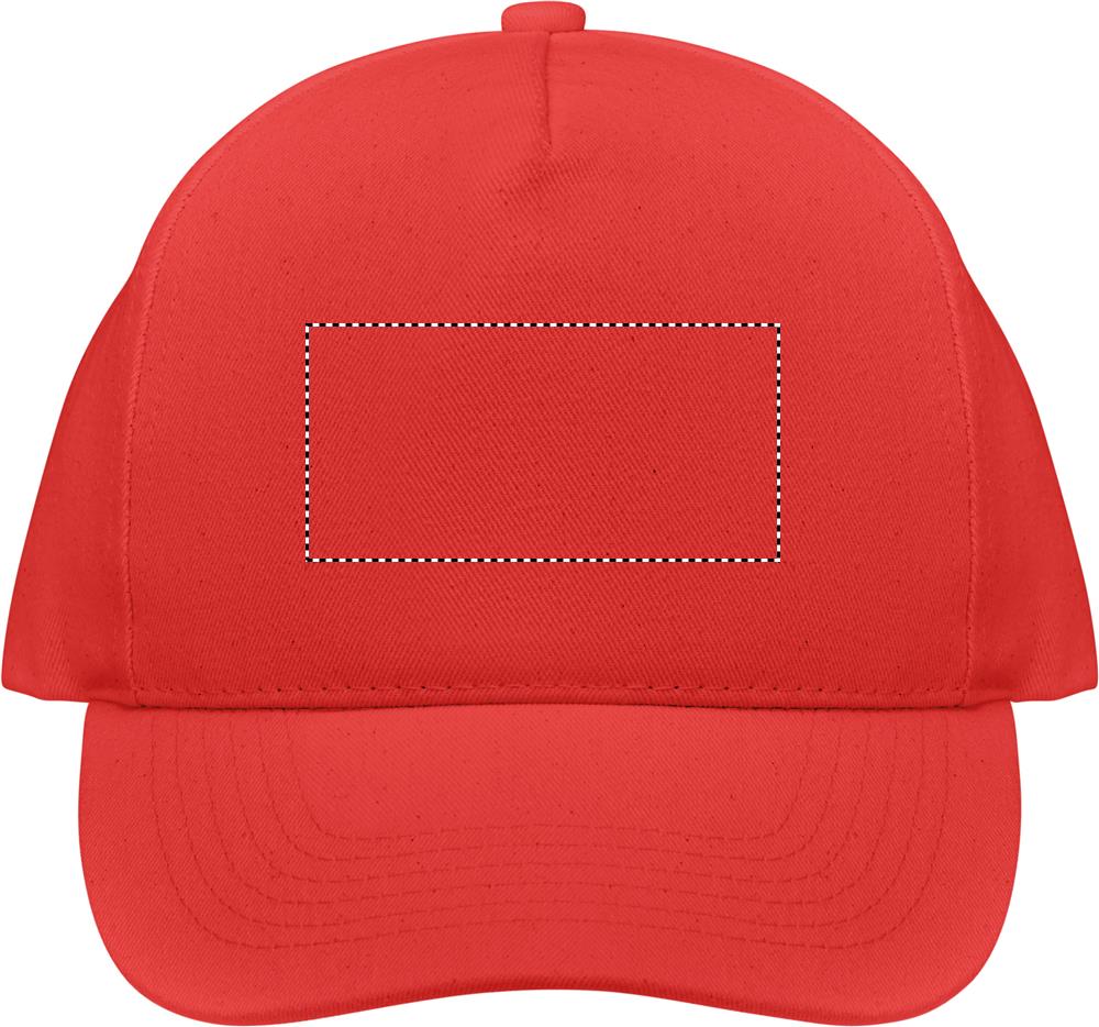 Organic cotton baseball cap front 05