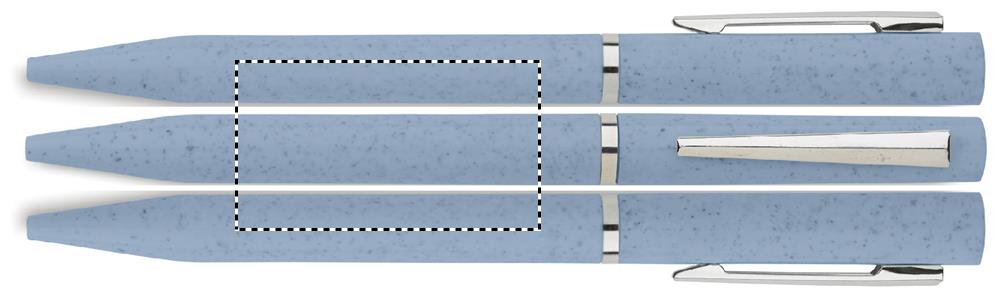 Wheat straw/ABS twist pen roundscreen 66