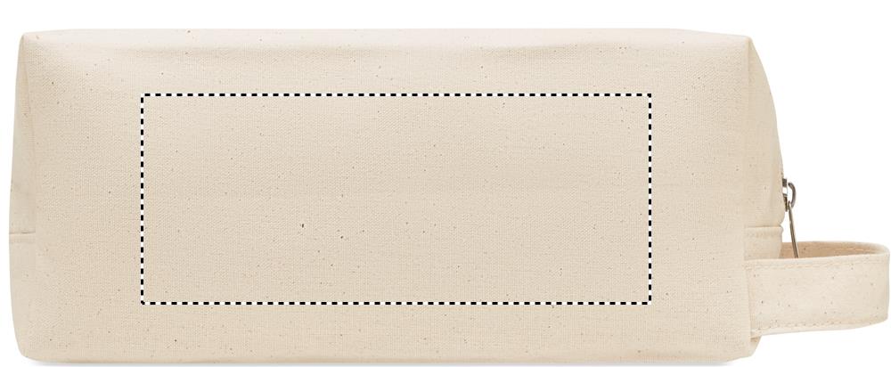 Canvas cosmetic bag 220 gr/m² side 1 13