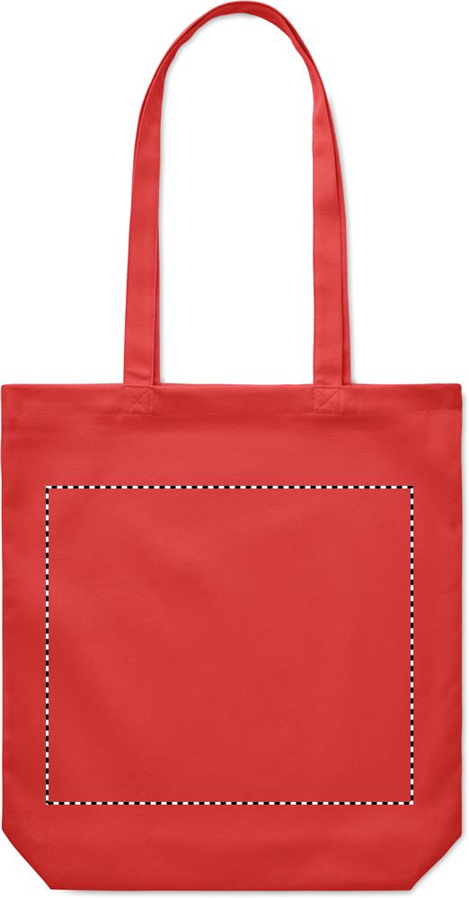 270 gr/m² Canvas shopping bag back 05