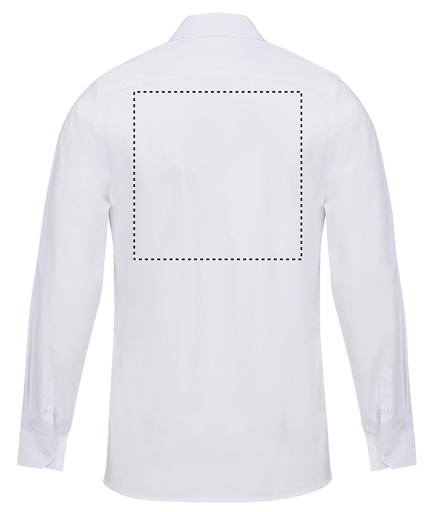 BAILEY MEN POPLIN SHIRT back wh