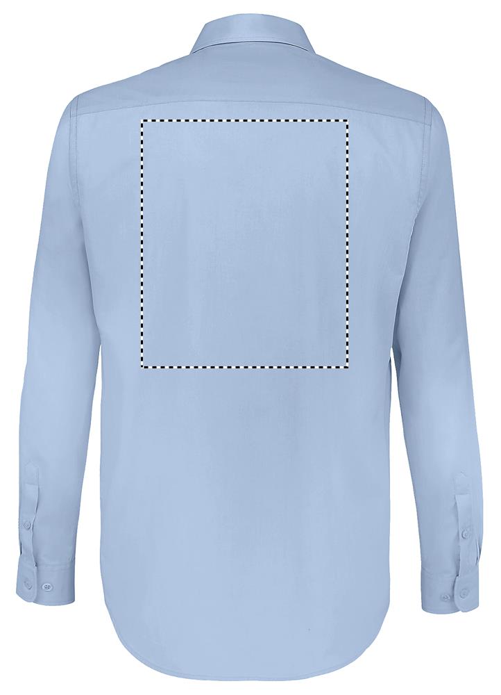 BALTIMORE FIT POPLIN SHIRT back sk