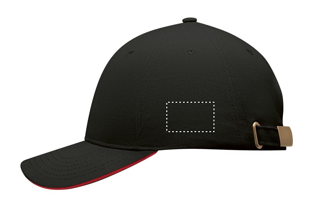Cappellino 6 pannelli left side 83