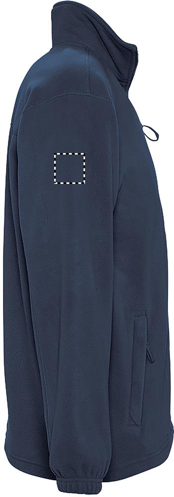 NORTH Zipped Fleece Jacket arm right ny