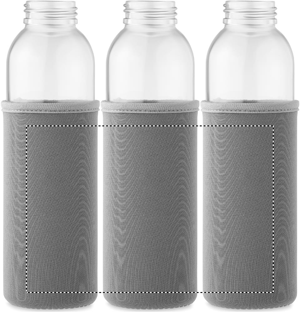 Recycled glass bottle 500 ml pouch t1 15