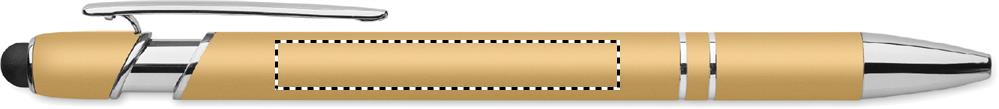 Penna in alluminio riciclato clip left handed 98