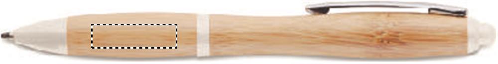 Penna a sfera in ABS e bamboo barrel right handed 06