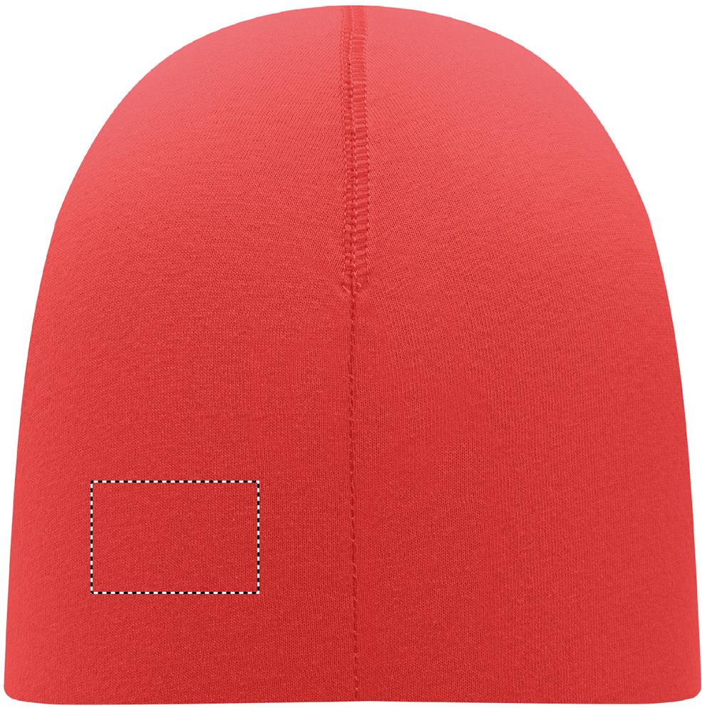 Unisex beanie in cotton back side 2 05