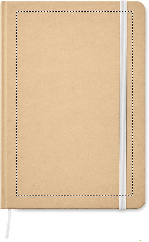 A5 recycled notebook 80 lined front 06