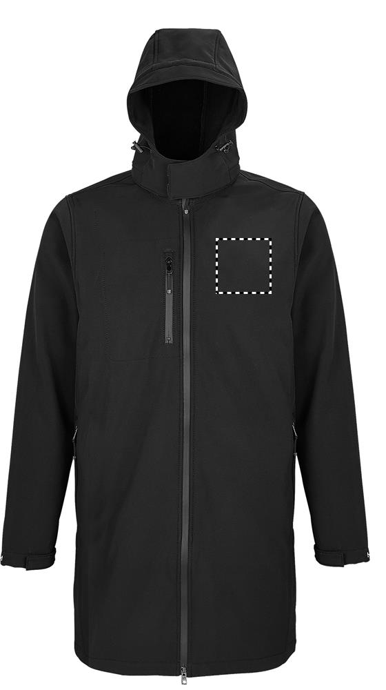 ACHILLE MEN SOFTSHELL LONG chest db