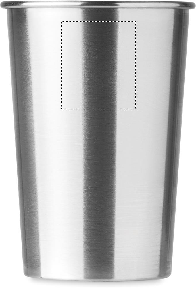 Stainless Steel cup 350ml front upper 16