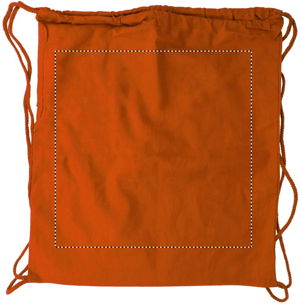 100gr/m² cotton drawstring bag front 10