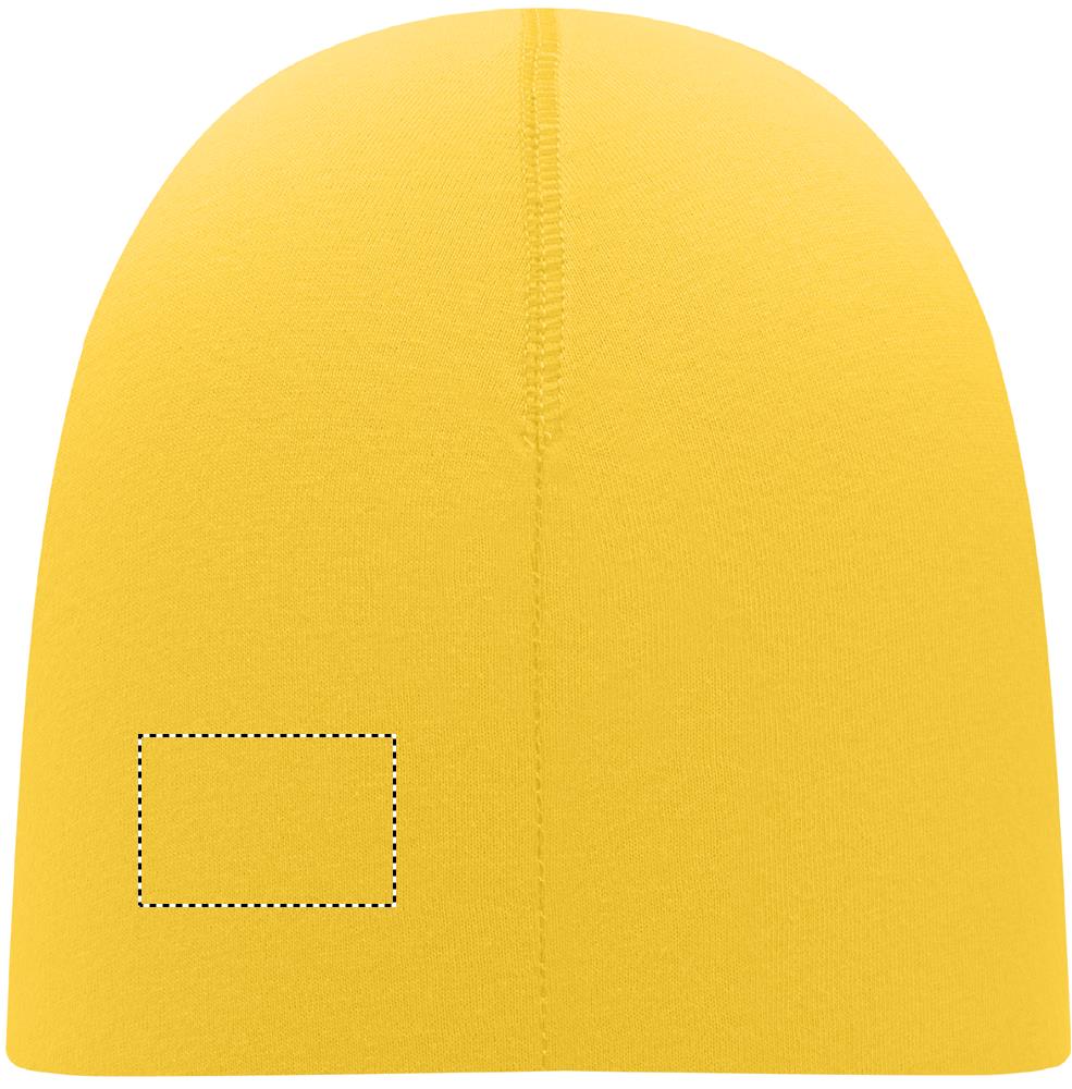 Unisex beanie in cotton back side 2 08