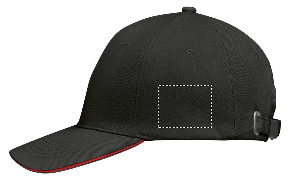 BUFFALO SIX PANEL CAP left side bd