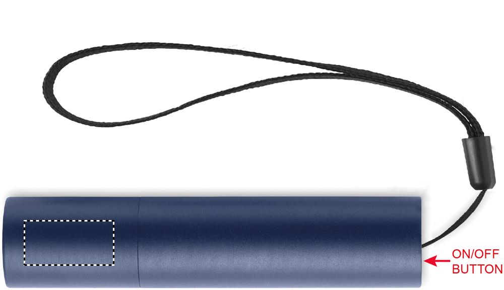 Aluminium rechargeable torch side 2 85