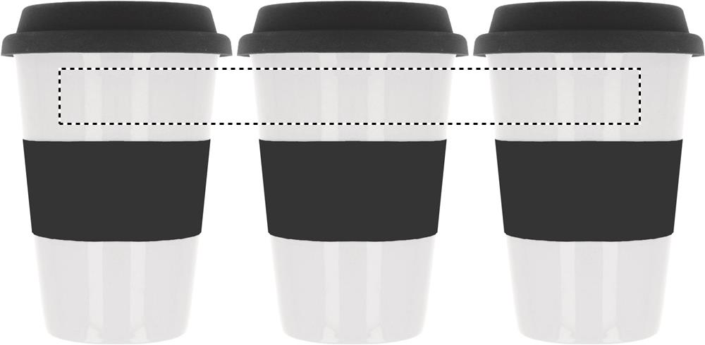 Ceramic mug w/ lid and sleeve front 03