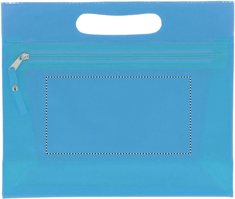 Transparent cosmetic pouch front 04