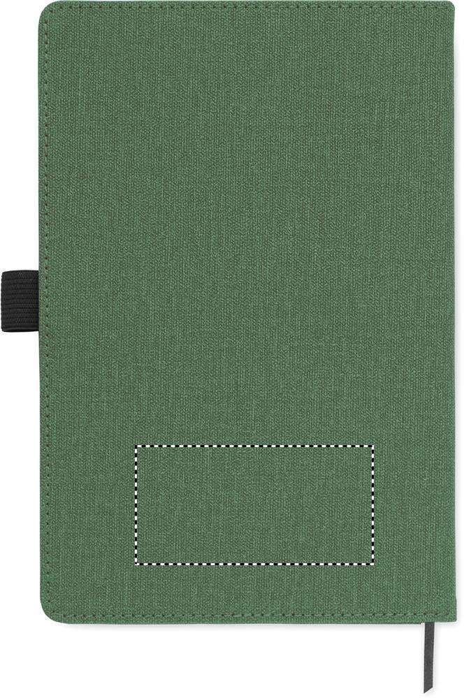 A5 notebook PU front pocket back pad 60