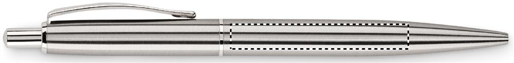 Recycled stainless steel pen left handed 16