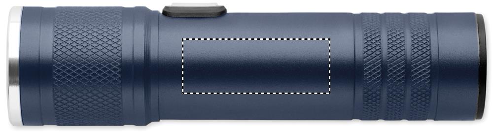 Rechargeable COB light torch side 1 85